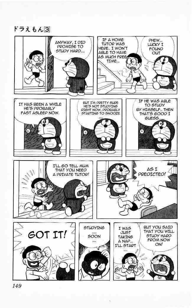 Doraemon Chapter 49 page 3 - Chapter 49 : Me, Myself and Home Tutor