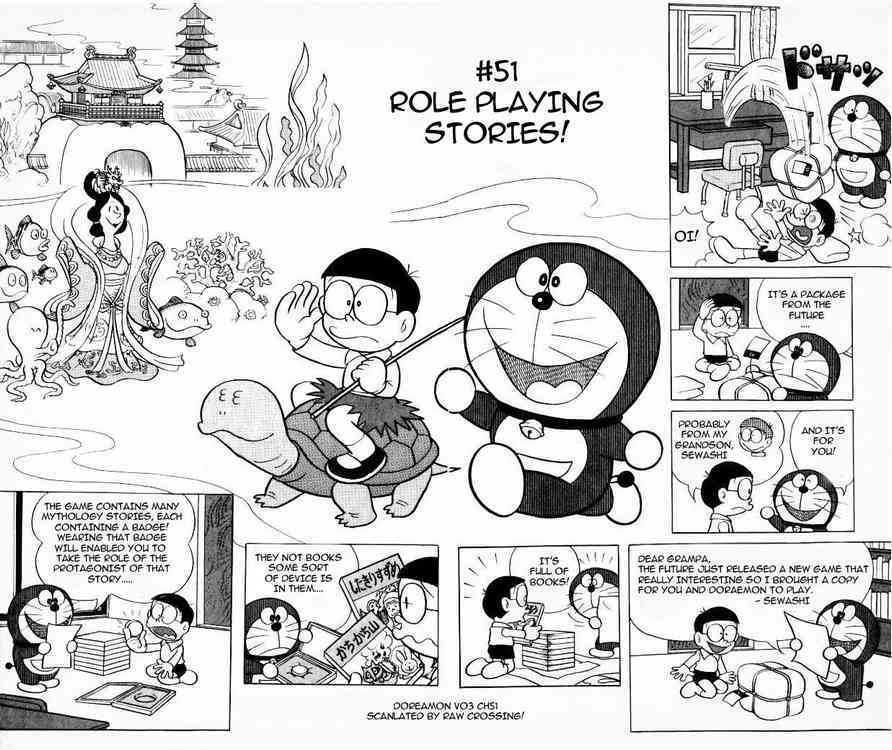 Doraemon Chapter 51 page 1 - Chapter 51 : Role Playing Stories!
