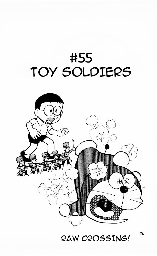 Doraemon Chapter 55 page 1 - Chapter 55 : Toy Soldiers