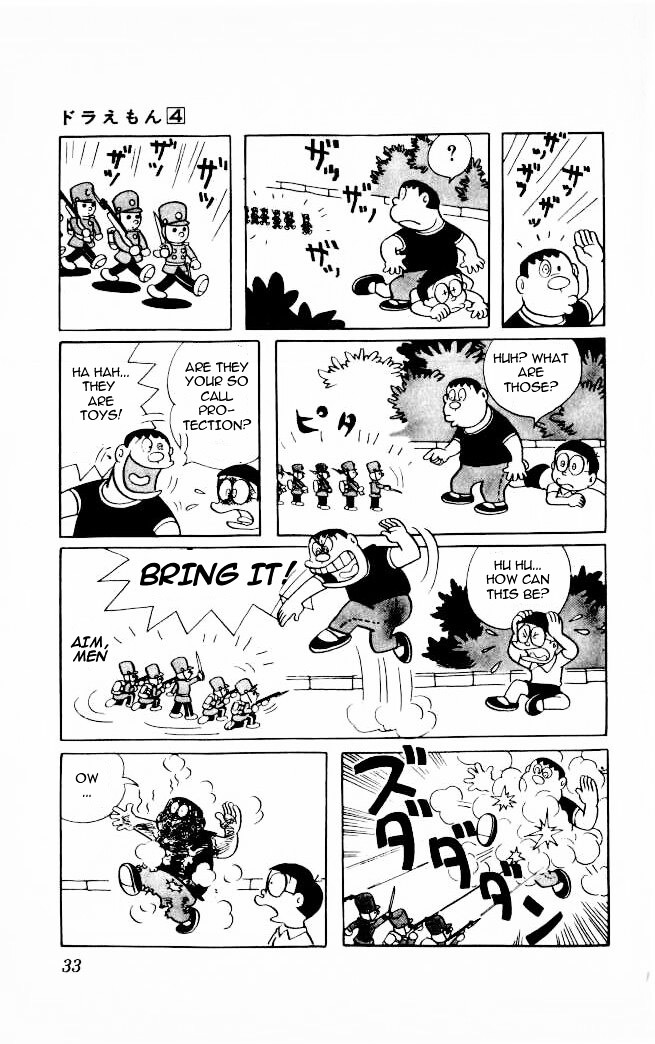 Doraemon Chapter 55 page 4 - Chapter 55 : Toy Soldiers
