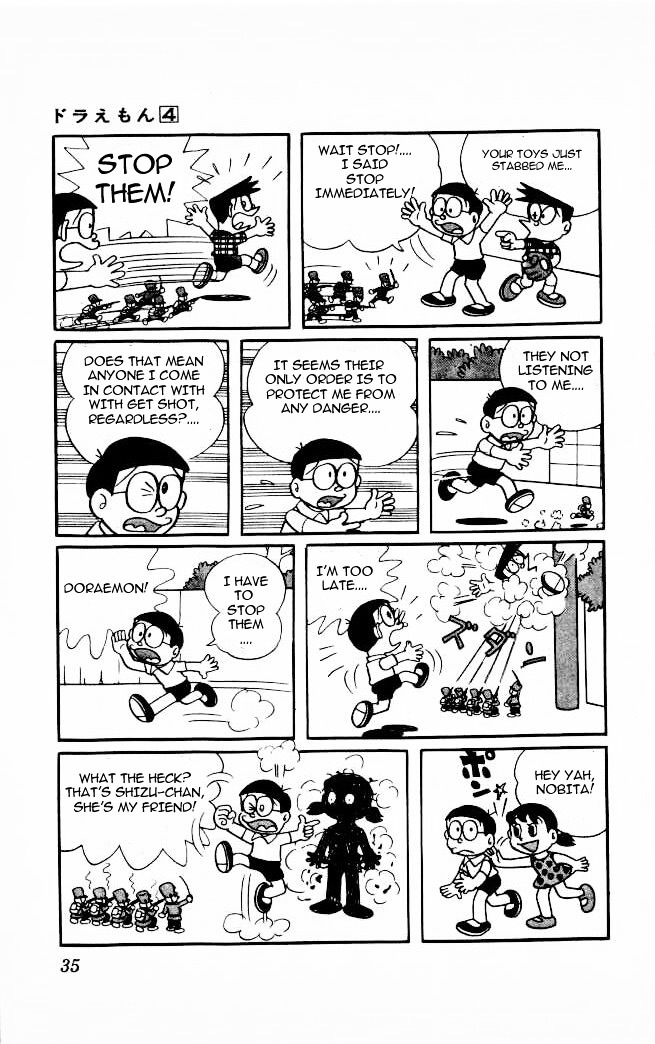 Doraemon Chapter 55 page 6 - Chapter 55 : Toy Soldiers