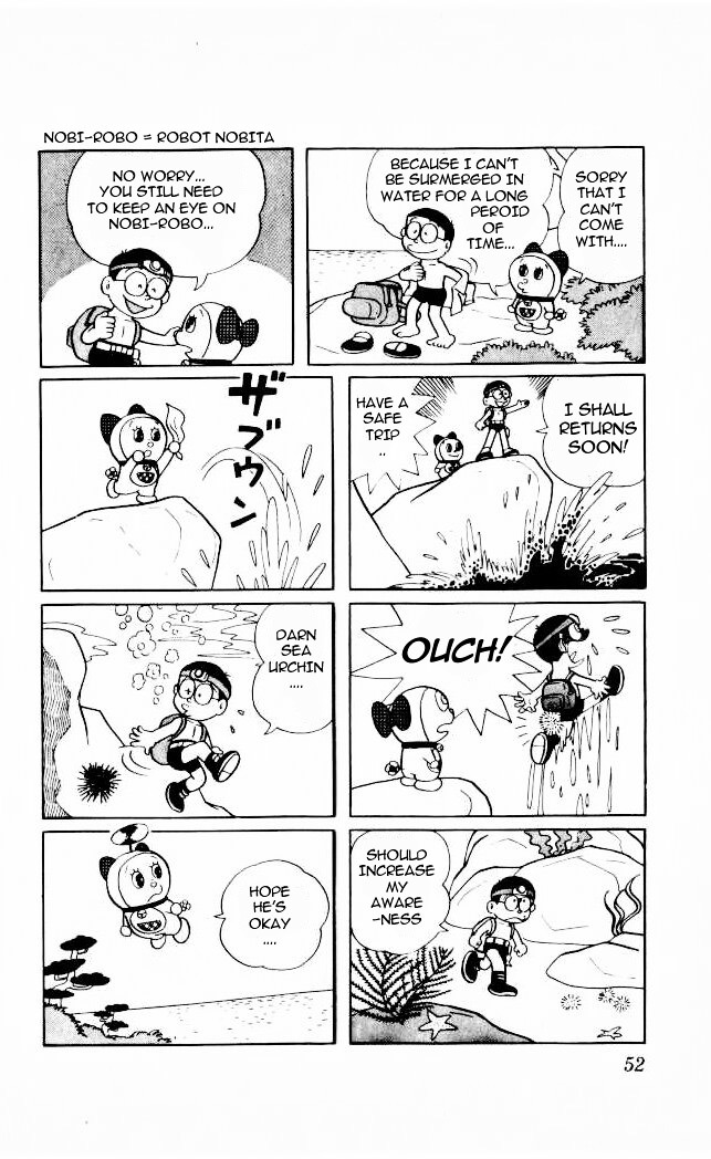Doraemon Chapter 57 page 6 - Chapter 57 : Underwater Hiking