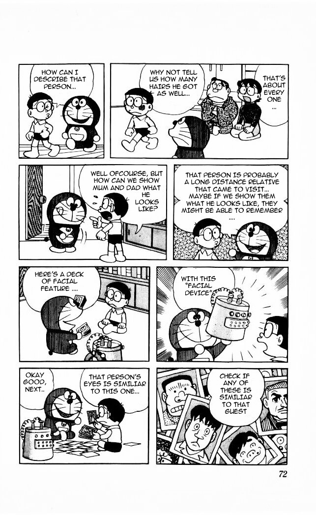 Doraemon Chapter 59 page 2 - Chapter 59 : To Identify A Visitor