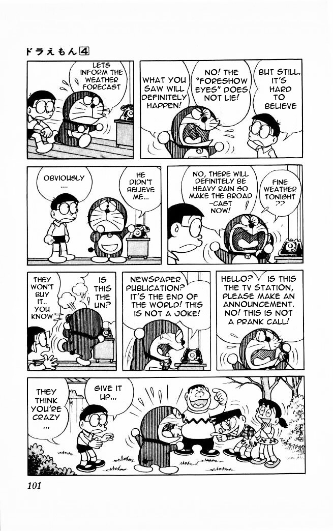Doraemon Chapter 62 page 3 - Chapter 62 : World Is Goning Down!
