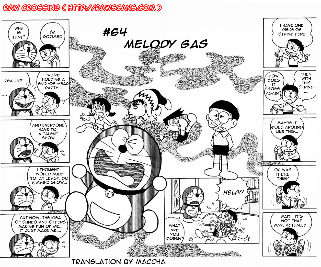 Doraemon Chapter 64 page 1 - Chapter 64 : Melody Gas