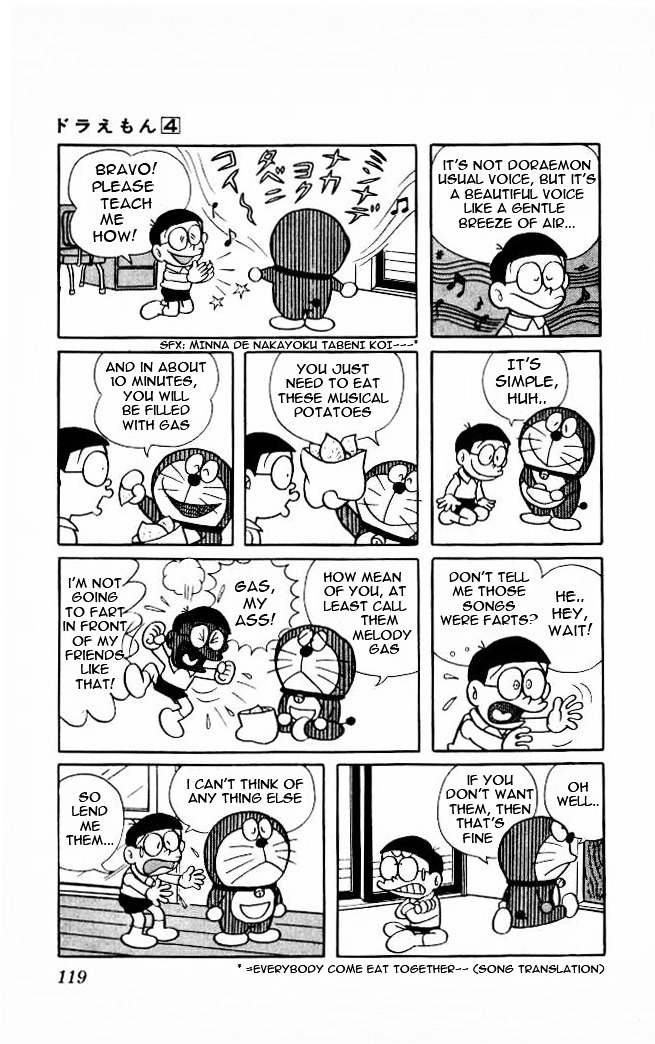 Doraemon Chapter 64 page 3 - Chapter 64 : Melody Gas