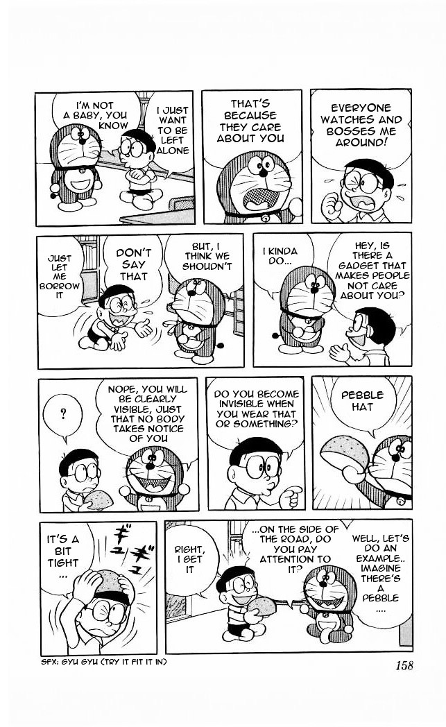 Doraemon Chapter 68 page 2 - Chapter 68 : Pebble Hat