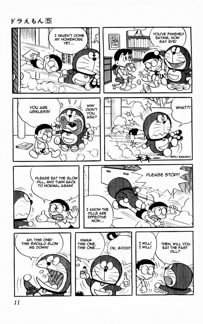 Doraemon Chapter 71 page 10 - Chapter 71 : Too Fast, Too Slow
