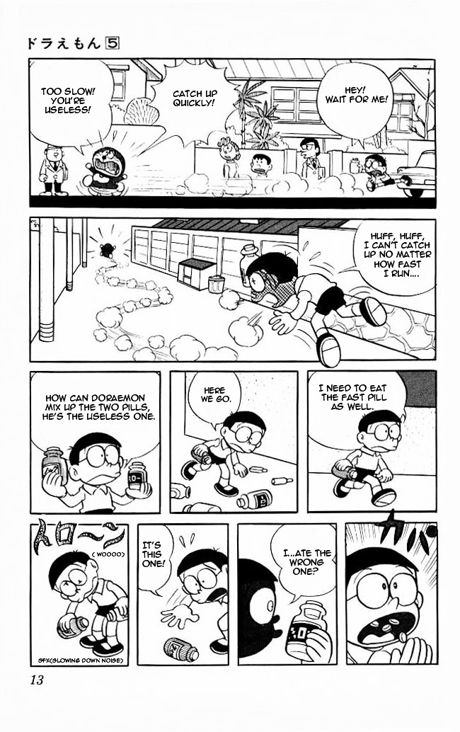 Doraemon Chapter 71 page 12 - Chapter 71 : Too Fast, Too Slow