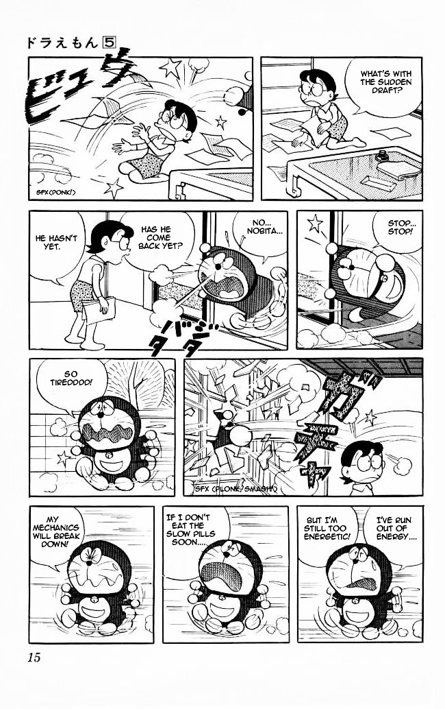 Doraemon Chapter 71 page 14 - Chapter 71 : Too Fast, Too Slow