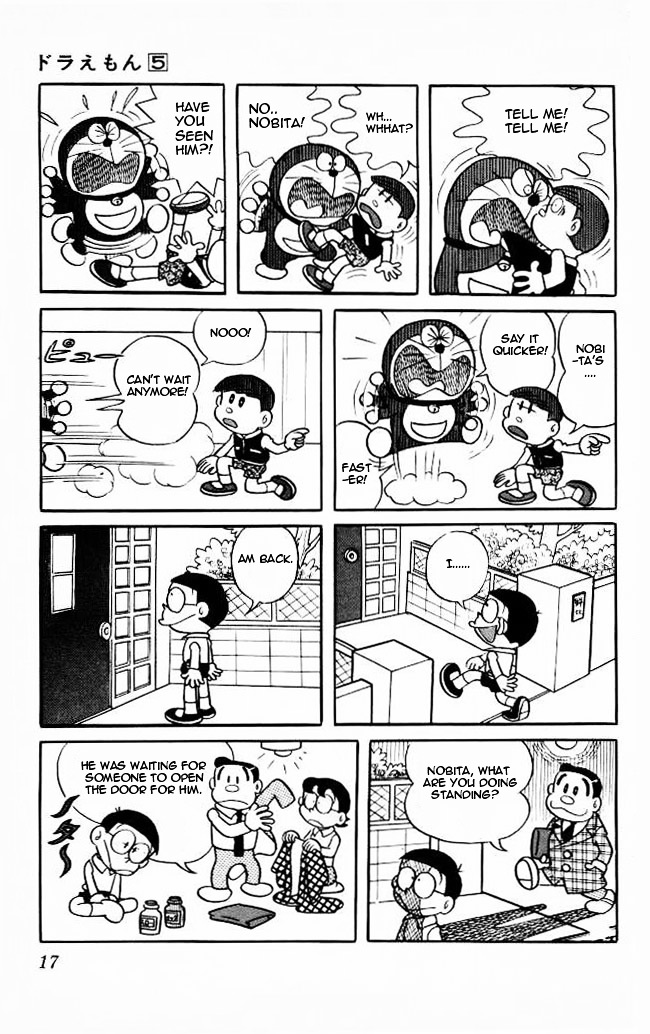 Doraemon Chapter 71 page 16 - Chapter 71 : Too Fast, Too Slow