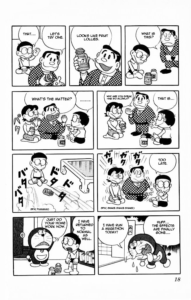 Doraemon Chapter 71 page 17 - Chapter 71 : Too Fast, Too Slow