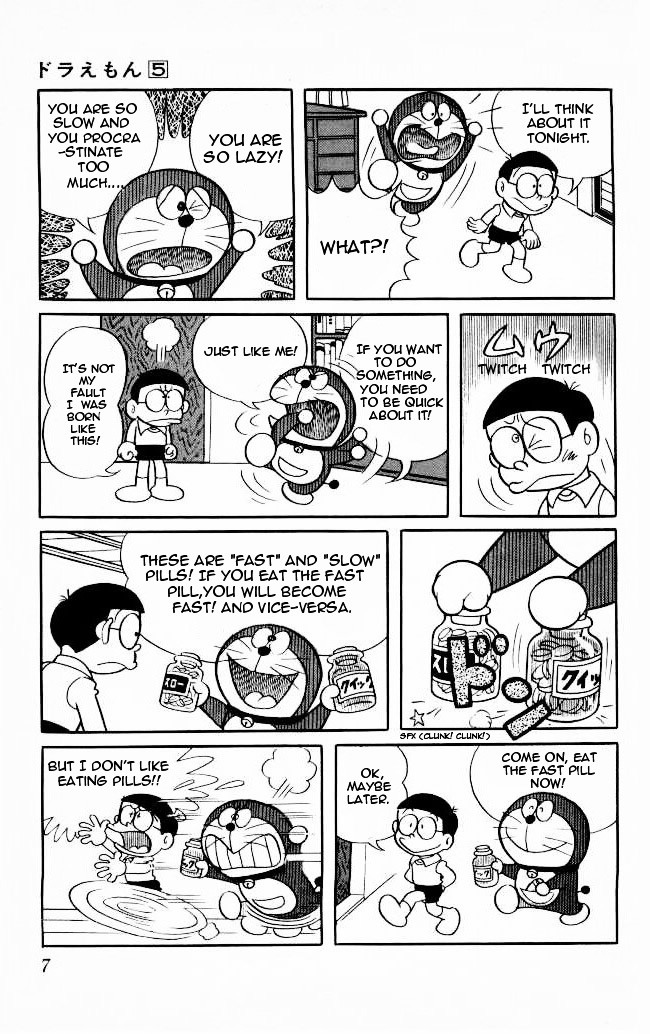 Doraemon Chapter 71 page 6 - Chapter 71 : Too Fast, Too Slow