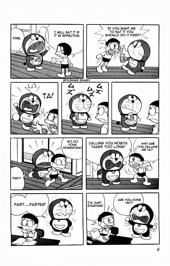 Doraemon Chapter 71 page 7 - Chapter 71 : Too Fast, Too Slow