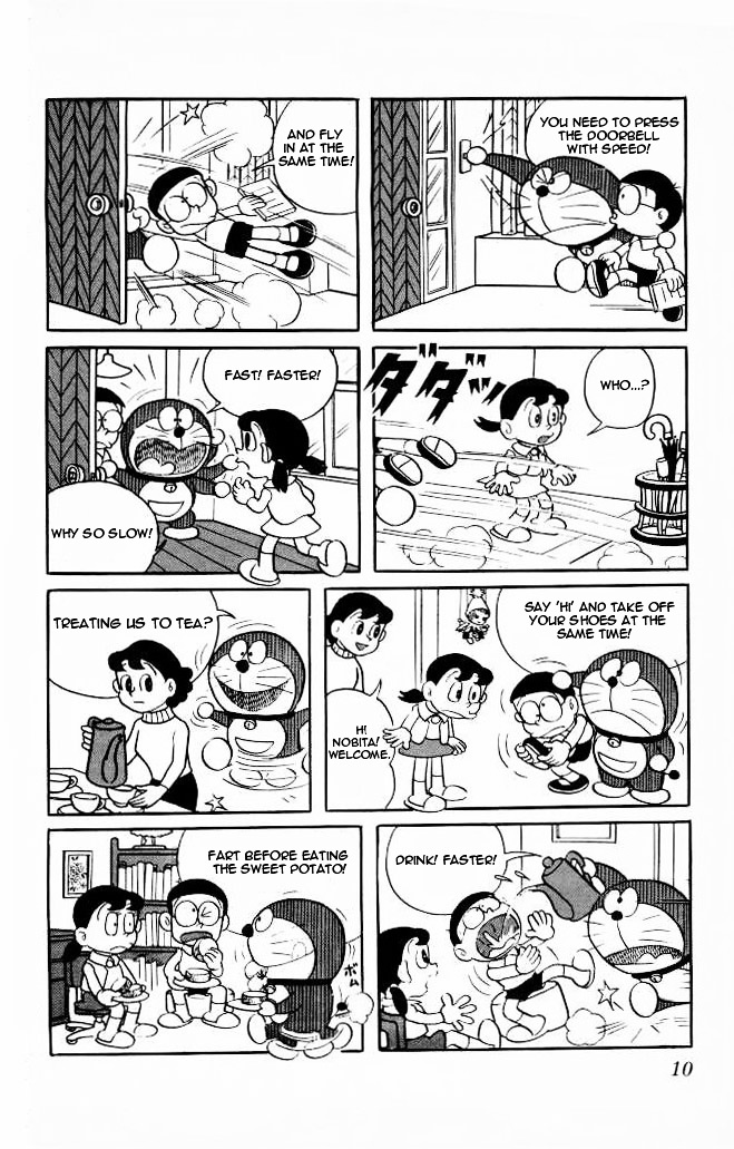 Doraemon Chapter 71 page 9 - Chapter 71 : Too Fast, Too Slow