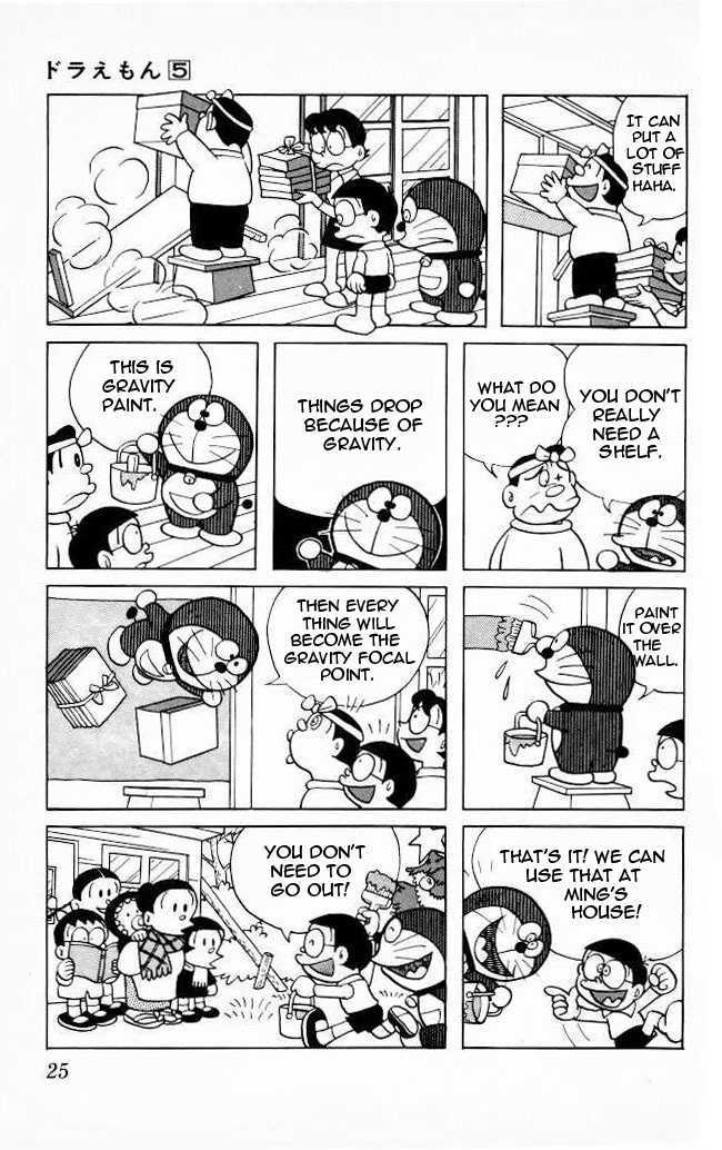 Doraemon Chapter 72 page 6 - Chapter 72 : Gravity Paint