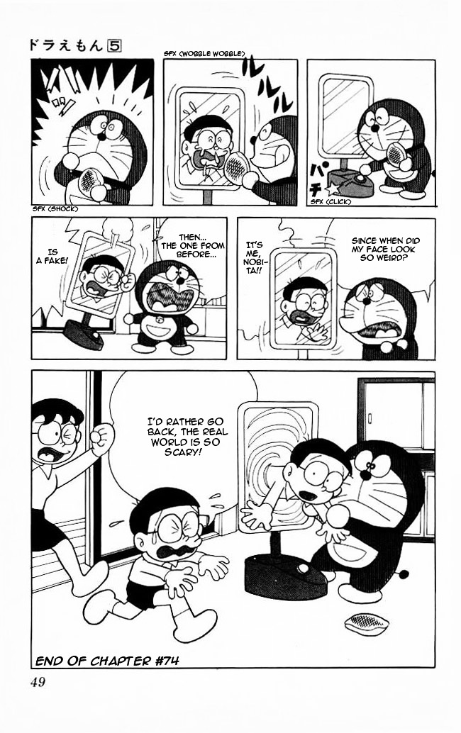 Doraemon Chapter 74 page 8 - Chapter 74 : Nobita in the mirror