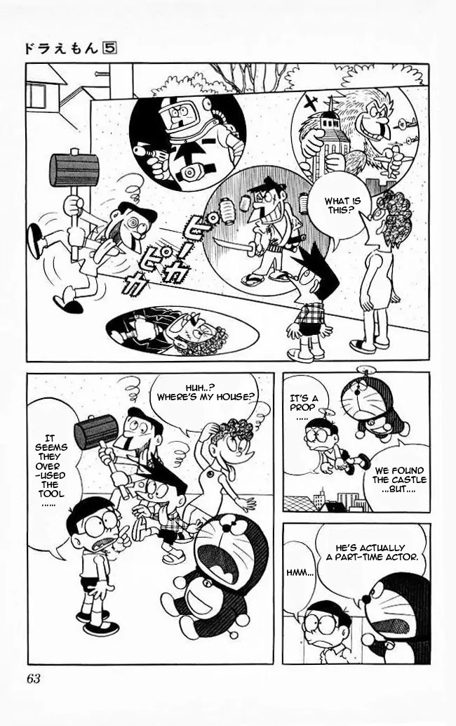 Doraemon Chapter 75 page 15 - Chapter 75 : The Memory Hammer