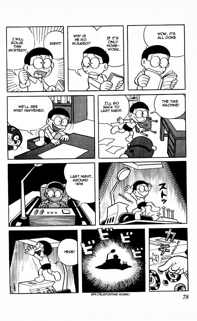 Doraemon Chapter 77 page 8 - Chapter 77 : The Five Doraemons