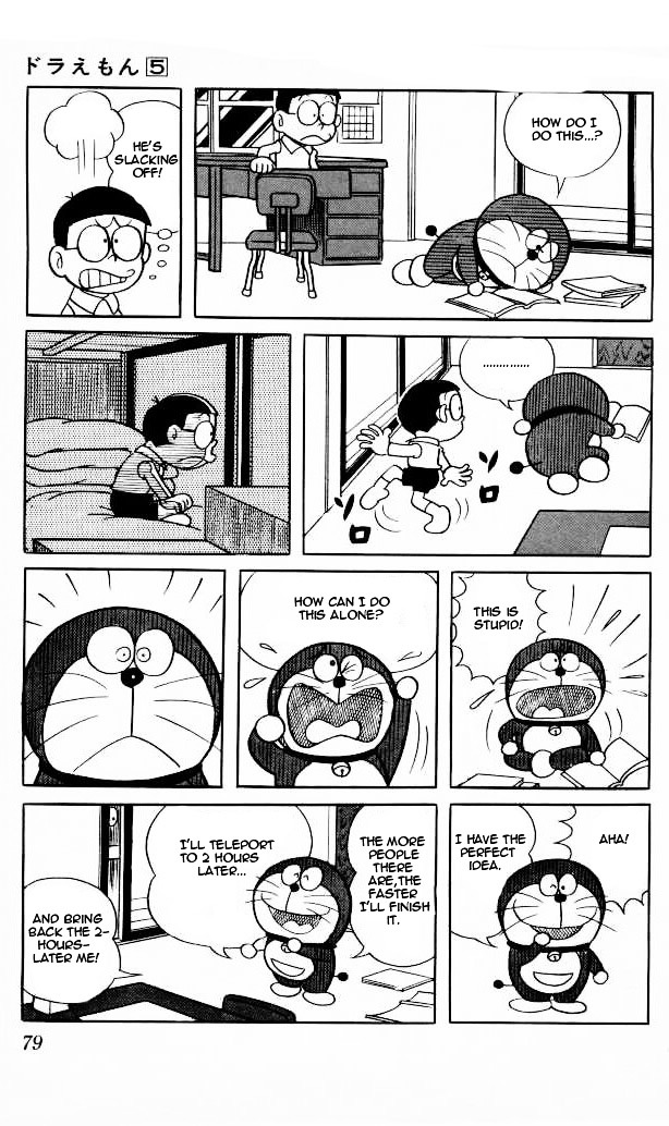 Doraemon Chapter 77 page 9 - Chapter 77 : The Five Doraemons