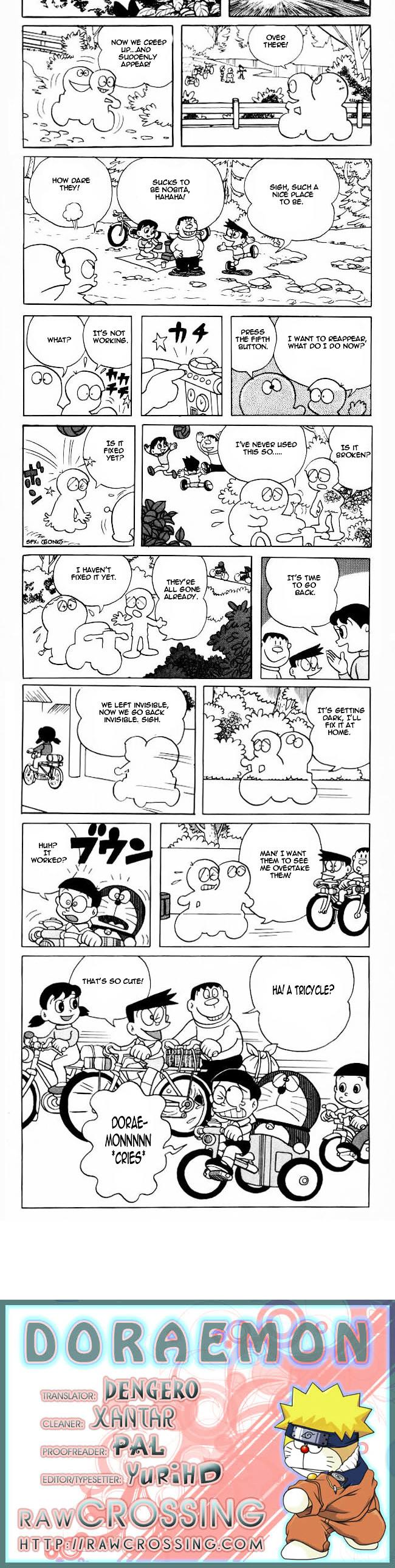 Doraemon Chapter 78 page 3 - Chapter 78 : The 4th Dimension Tricycle