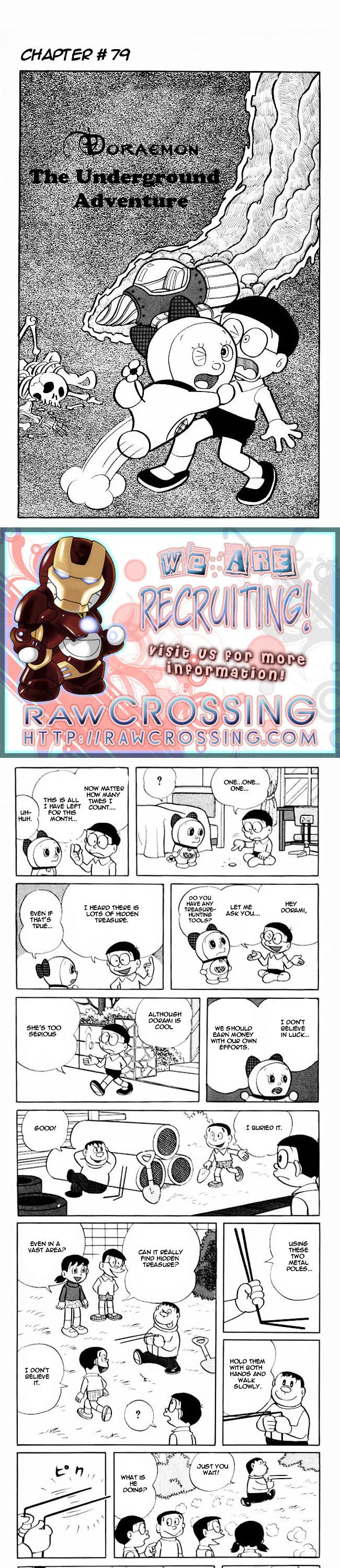 Doraemon Chapter 79 page 1 - Chapter 79 : The Underground Adventure