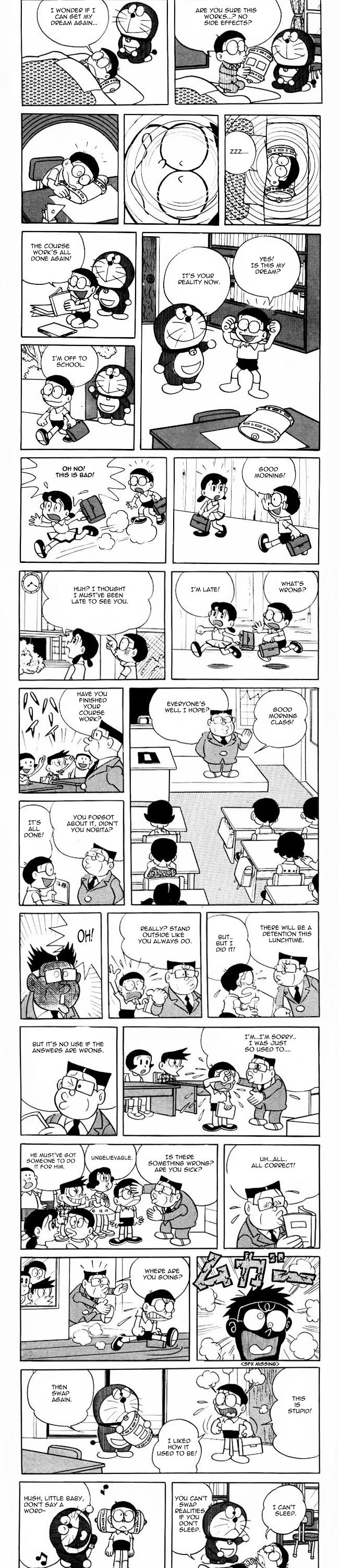Doraemon Chapter 84 page 2 - Chapter 84 : The Reality Pillow