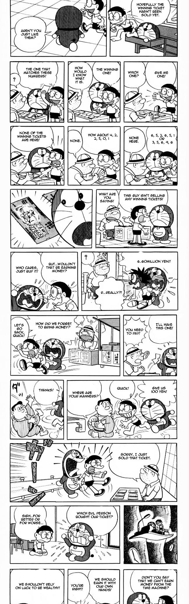 Doraemon Chapter 86 page 2 - Chapter 86 : The Winning Lottery Ticket