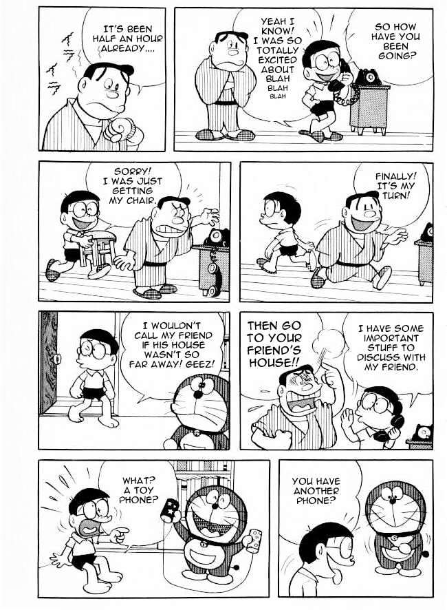 Doraemon Chapter 87 page 2 - Chapter 87 : The Tele-Telephone