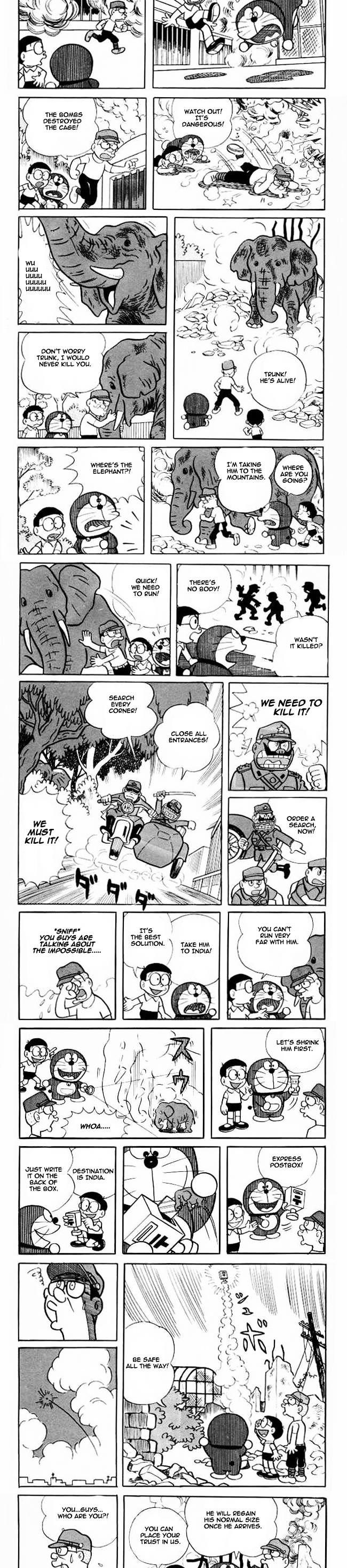 Doraemon Chapter 88 page 4 - Chapter 88 : Uncle and His Elephant