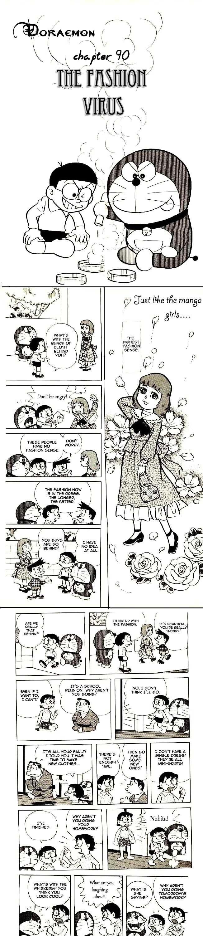Doraemon Chapter 90 page 1 - Chapter 90 : The Fashion Virus