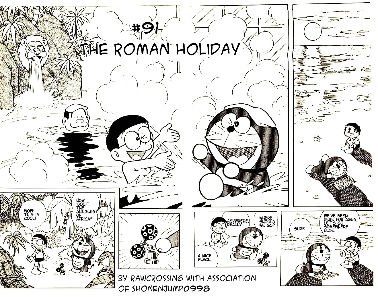 Doraemon Chapter 91 page 1 - Chapter 91 : The Dream Holiday