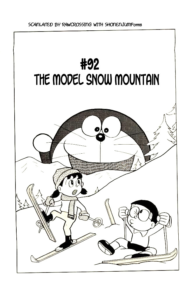 Doraemon Chapter 92 page 1 - Chapter 92 : The Model Snow Mountain