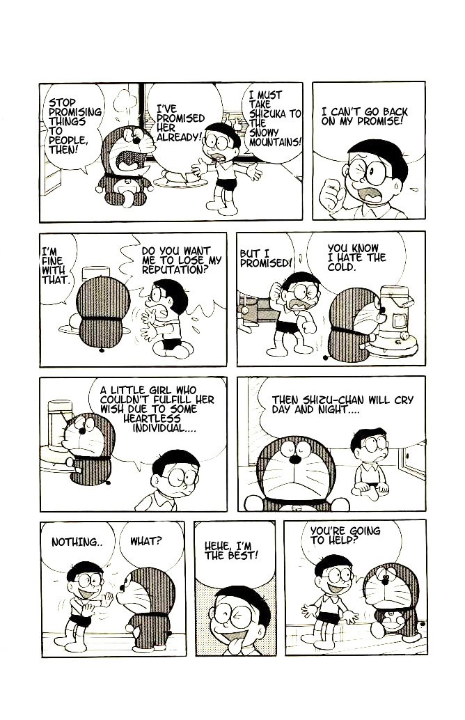 Doraemon Chapter 92 page 3 - Chapter 92 : The Model Snow Mountain