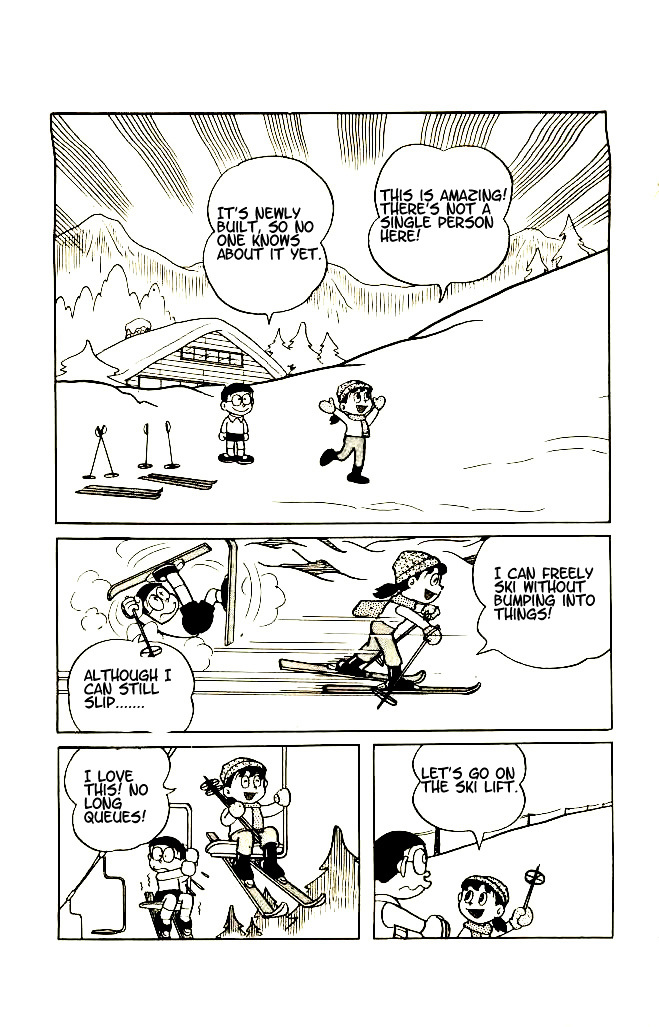 Doraemon Chapter 92 page 6 - Chapter 92 : The Model Snow Mountain