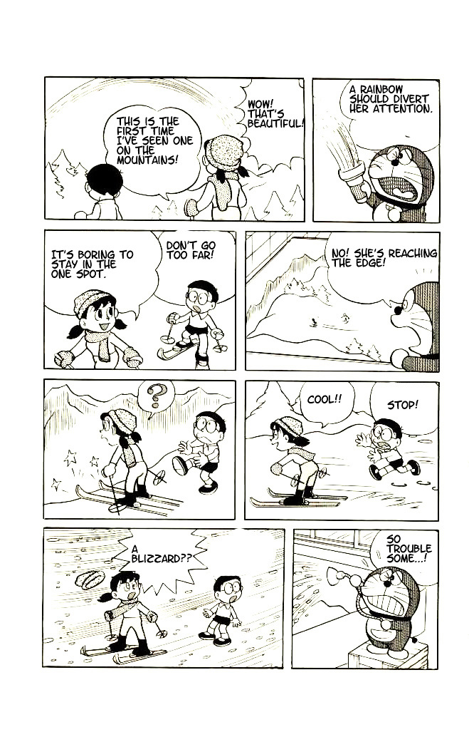 Doraemon Chapter 92 page 8 - Chapter 92 : The Model Snow Mountain