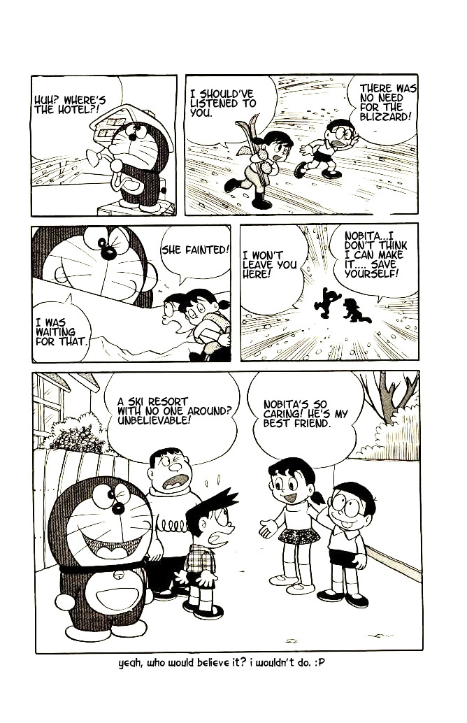 Doraemon Chapter 92 page 9 - Chapter 92 : The Model Snow Mountain