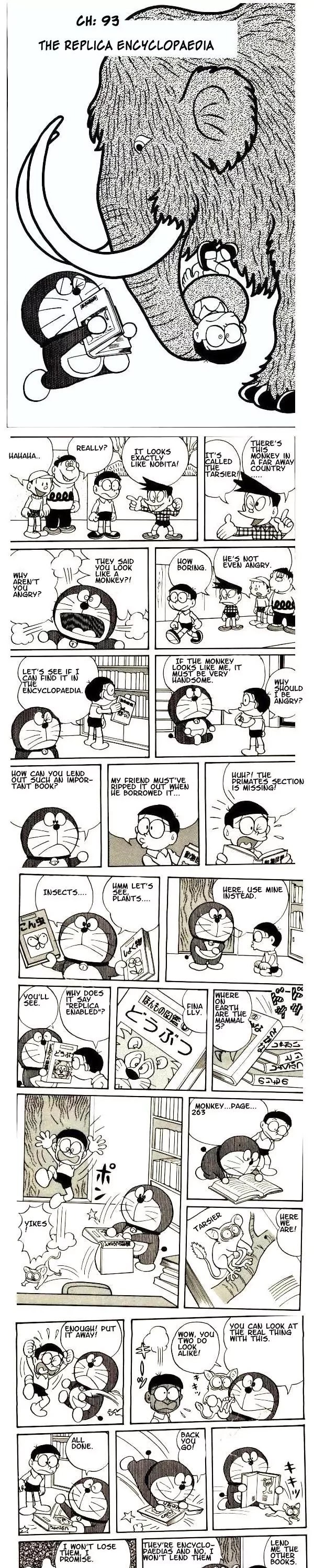 Doraemon Chapter 93 page 2 - Chapter 93 : The Replica Encyclopaedia