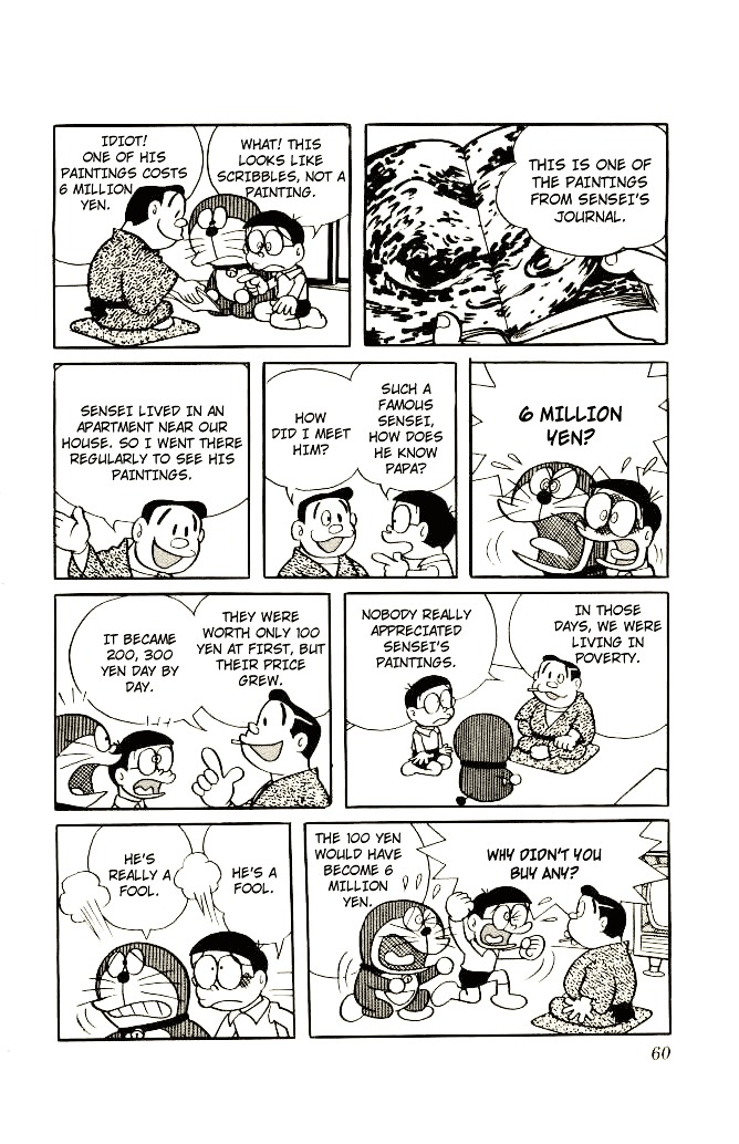 Doraemon Chapter 94 page 3 - Chapter 94 : The 6 Million Yen Painting