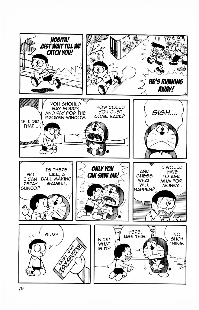 Doraemon Chapter 96 page 5 - Chapter 96 : Representative Gum