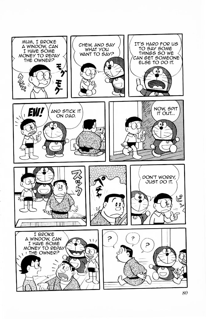 Doraemon Chapter 96 page 6 - Chapter 96 : Representative Gum