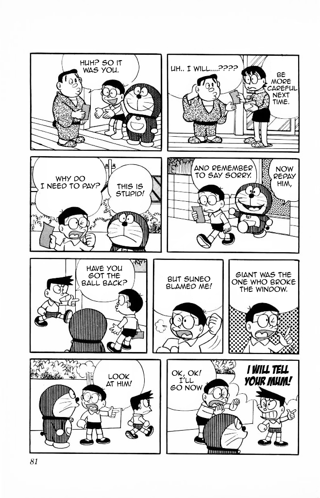 Doraemon Chapter 96 page 7 - Chapter 96 : Representative Gum