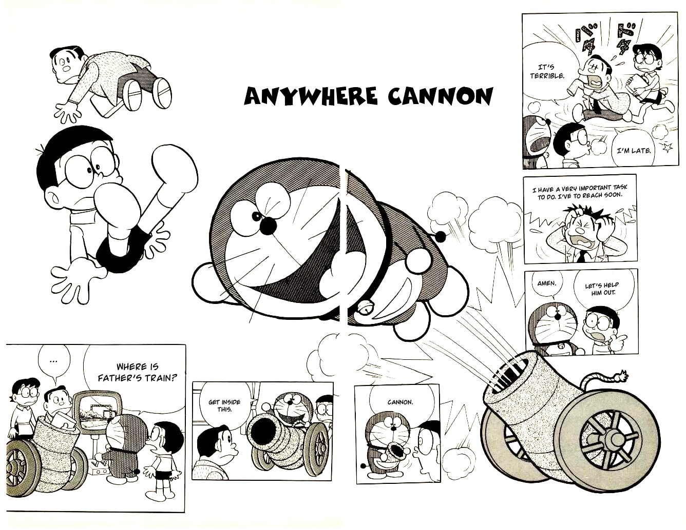 Doraemon Chapter 97 page 1 - Chapter 97 : Anywhere Cannon