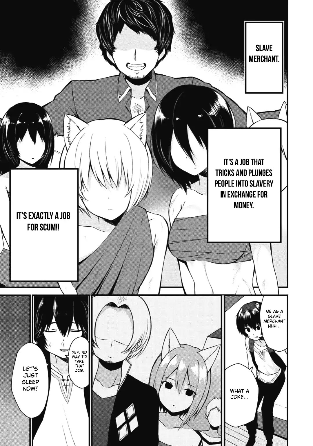 Dorei Shounin Shika Sentakushi Ga Nai desu Yo? ~Harem? Nani sore oishii no?~ Chapter 1 page 19 - Chapter 1