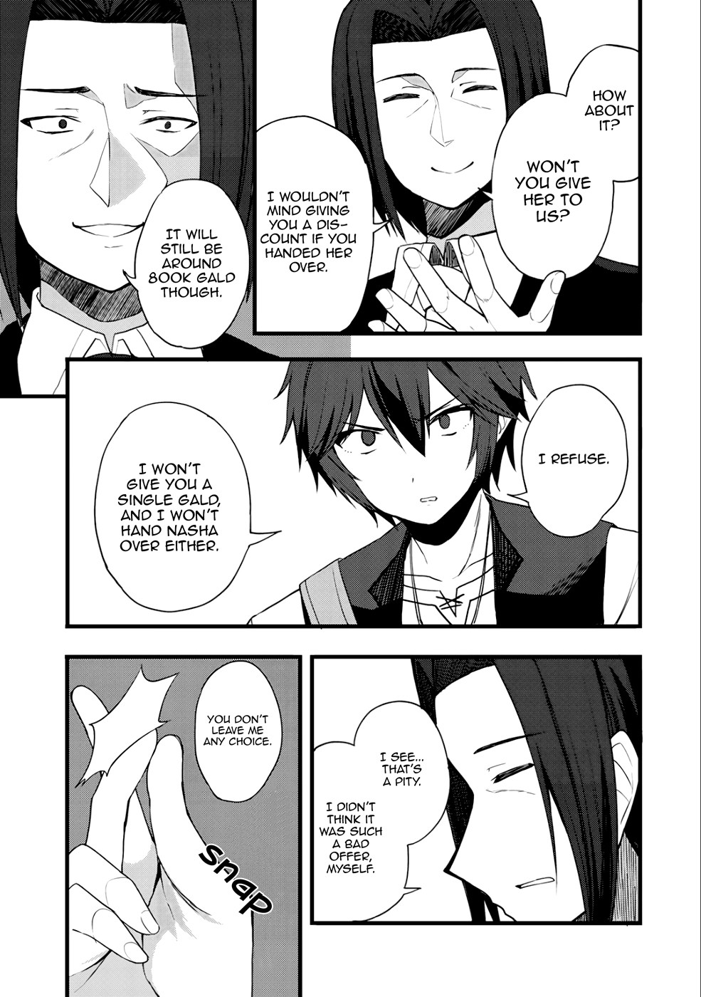 Dorei Shounin Shika Sentakushi Ga Nai desu Yo? ~Harem? Nani sore oishii no?~ Chapter 11 page 21 - Chapter 11