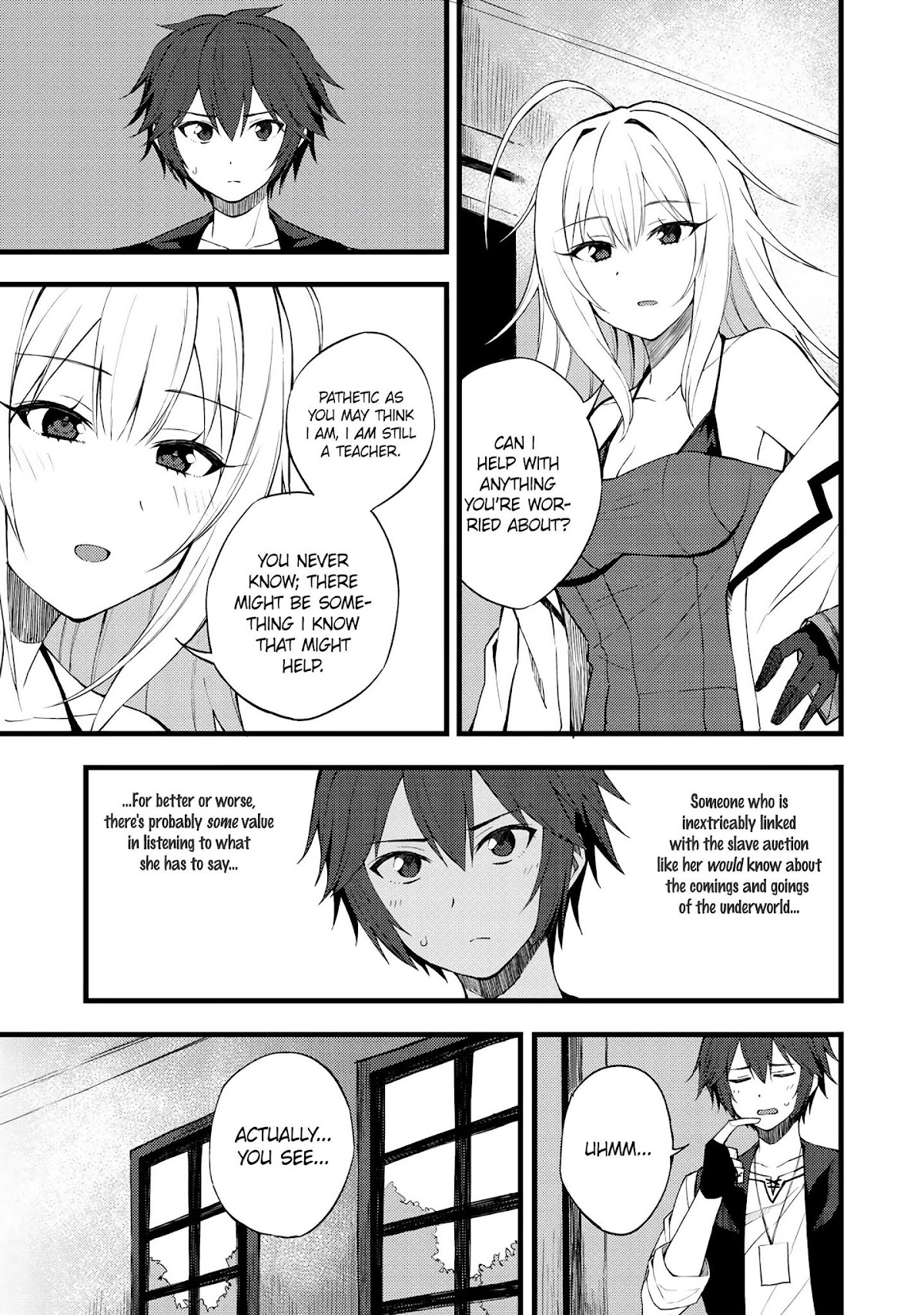 Dorei Shounin Shika Sentakushi Ga Nai desu Yo? ~Harem? Nani sore oishii no?~ Chapter 17 page 4 - Chapter 17