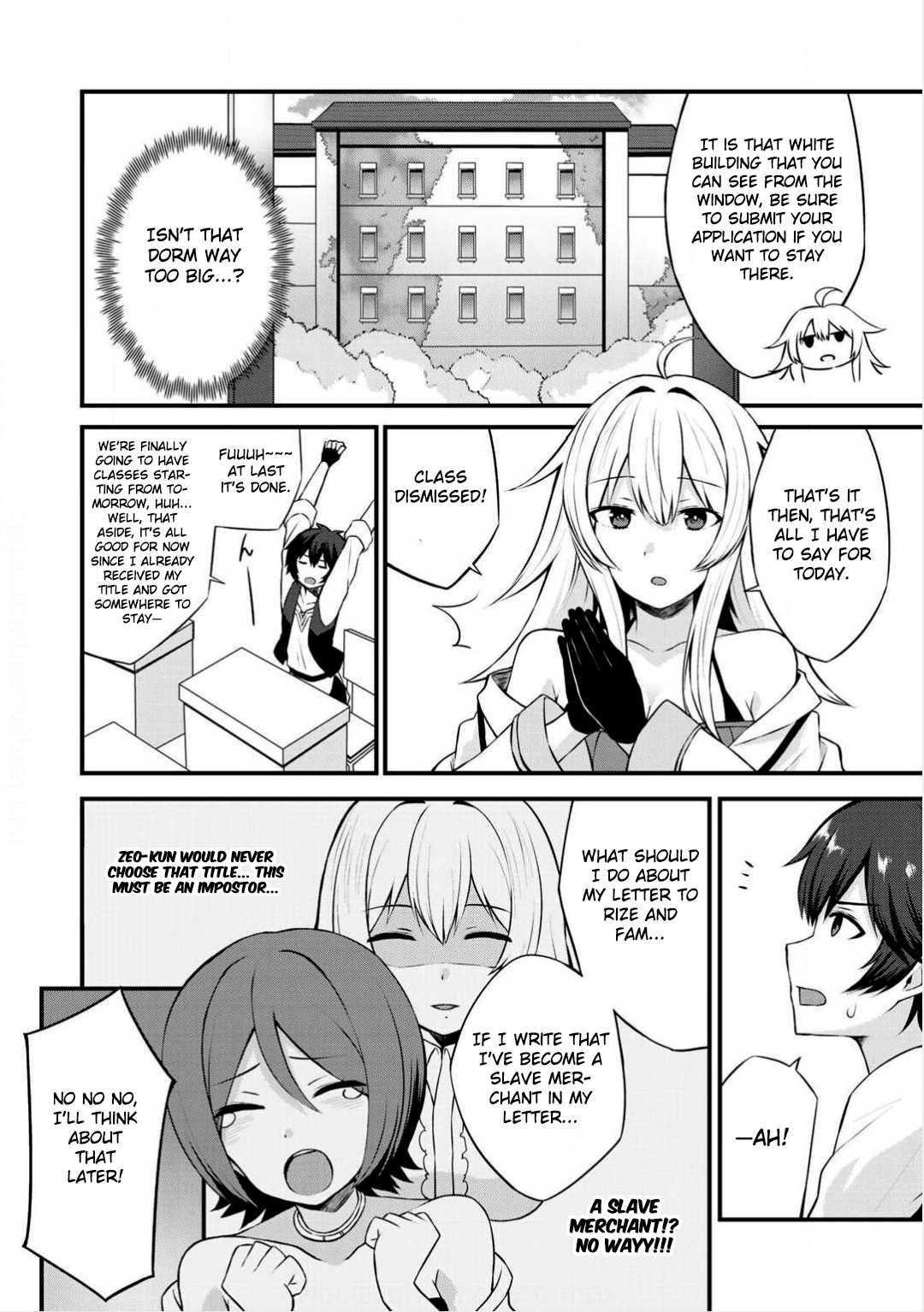 Dorei Shounin Shika Sentakushi Ga Nai desu Yo? ~Harem? Nani sore oishii no?~ Chapter 2 page 10 - Chapter 2