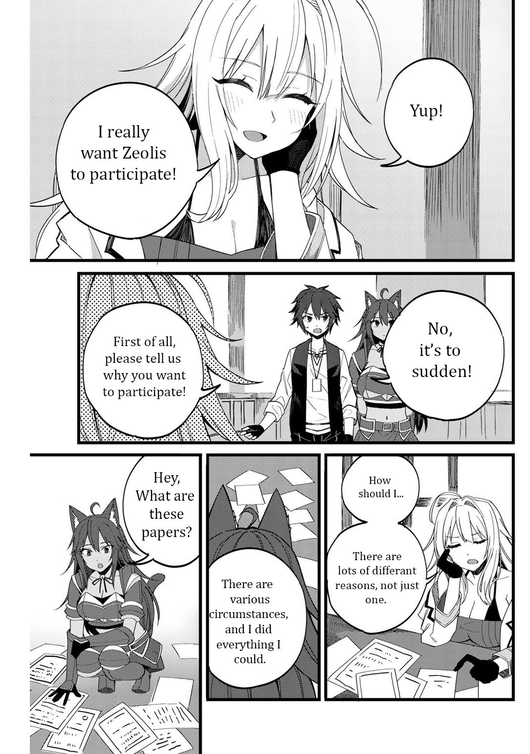 Dorei Shounin Shika Sentakushi Ga Nai desu Yo? ~Harem? Nani sore oishii no?~ Chapter 24 page 4 - Chapter 24