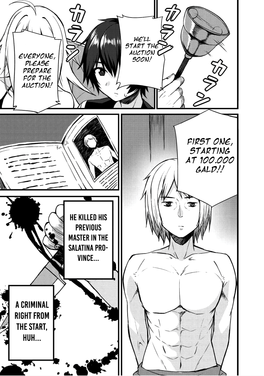 Dorei Shounin Shika Sentakushi Ga Nai desu Yo? ~Harem? Nani sore oishii no?~ Chapter 3 page 10 - Chapter 3: The Exciting First Slave Auction!!