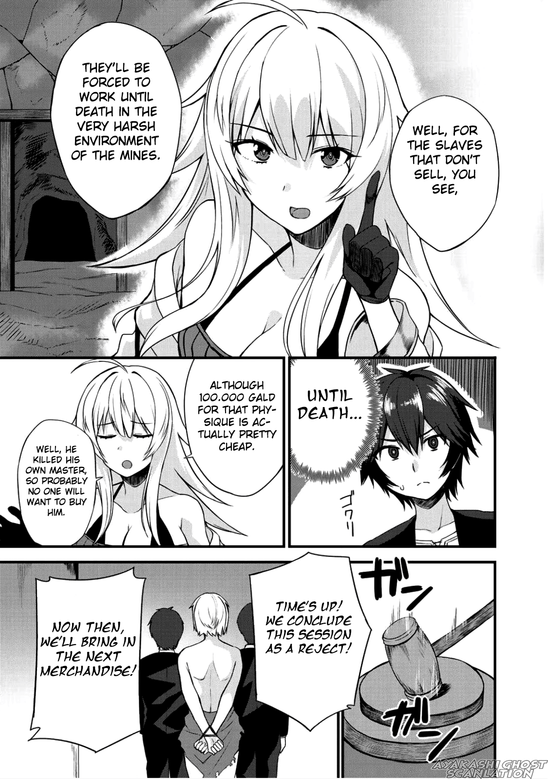 Dorei Shounin Shika Sentakushi Ga Nai desu Yo? ~Harem? Nani sore oishii no?~ Chapter 3 page 12 - Chapter 3: The Exciting First Slave Auction!!